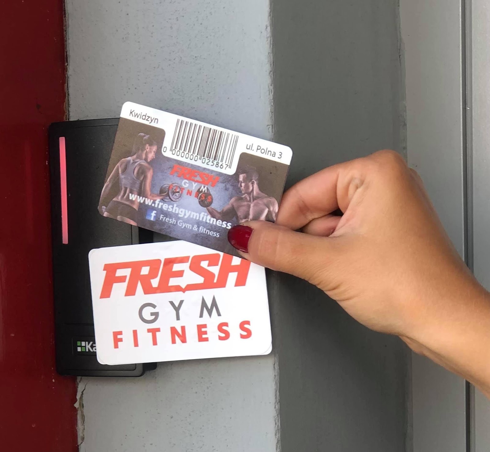 Karta dostępu Fresh Gym